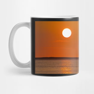 Sailing at sunset Mug